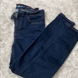 EDDIE BAUER Slightly curved high rise jeans